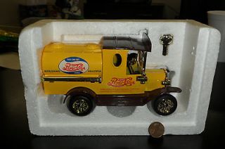 Pepsi Cola Old Style Die Cast Truck Bank with Key