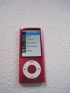 apple ipod nano 5th generation pink 16 gb nice time