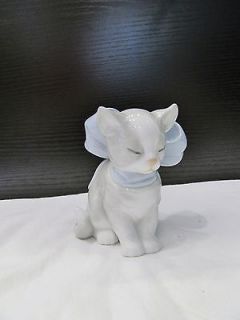 nao by lladro kitty present new in original box 1348
