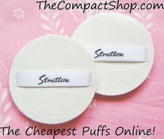 official stratton powder puffs for vintage compacts new