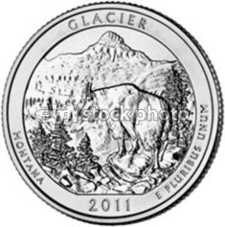 Quarter, 2011, Glacier National Park, America the Beautiful
