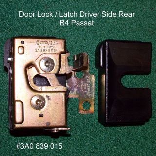 VW B4 Passat Door Lock / Latch Driver Side Rear 1995 1997 3A0839015