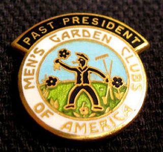 Nice Vintage Mens Garden Clubs of America PAST PRESIDENT Screw Nut 