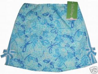 NEW~NWT~LILLY PULITZER~BLUE FLY BY~KIMMIE SKORT~SKIRT~YOUTH~KIDS~GIRLS 