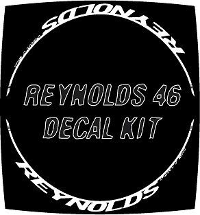 2012 reynolds forty six 46 style wheel decals sticker kit