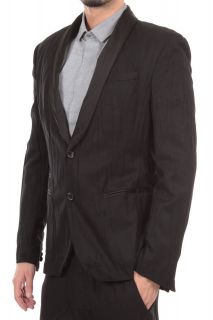 NEIL BARRETT NEW Man Jacket Coat Blazer Sz48ITA BGI38L Black 