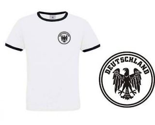NEW Germany Retro Style German Football Team T Shirt (Small)