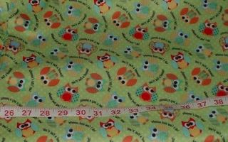 newly listed pul diaper owl fabric 2 yards time left