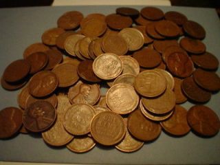 roll wheat pennies 1909 1958 no duplicates # r28