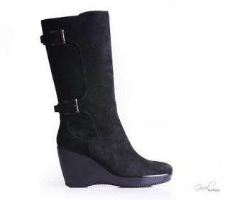 hogan womens boots shoes black leather f880cr0b999