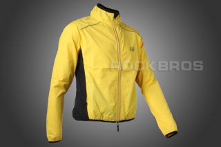 Tour de France,Cycling Coat,Wind Coat,Rain Coat,Long Sleeve, Yellow