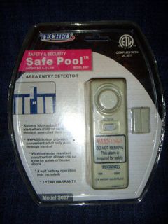 Techko Safe Pool Area Entry Detector Model S087 FACTORY SEALED