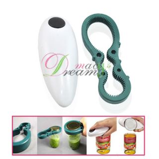 one touch auto can jar tin opener tool hands free