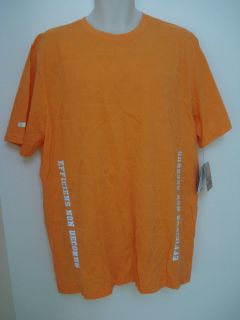 nike mens orange athletics west t shirt size xl 2xl nwt