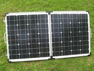 80 Watt Foldable Solar Panel Charger System, module for 12V battery 