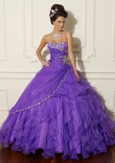 New Purples Quinceanera dresses prom ball party Wedding Size 6 8 10 12 