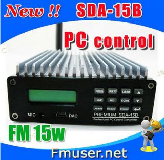 FMUSER CZH SDA 15B 0~15w FM radio transmitter PC Control+1/2 wave 