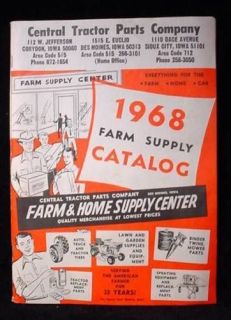 1968 farm supply catalog tractor parts much more iowa from canada time 