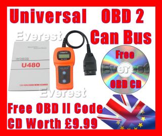 Vauxhall Opel Diagnostic Scanner Fault Code PC Reader Astra Corsa 