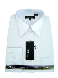 new mens white dress shirt all sizes length
