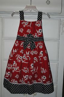 Specialty Girl Collection Belks 6 pokadot party dress sundress LN 