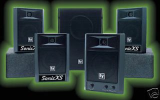 EV ELECTRO VOICE SONIC XS 4 SPEAKER SYSTEM & SUB WOOFER DJ CLUB 