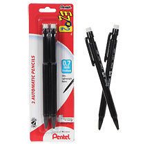 pentel ez 2 automatic pencils 2 ct pack 0 7mm