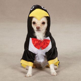 XSM PENGUIN Dog Costume Halloween Yorkie Poodle Shih tzu Chihuahua Pet 