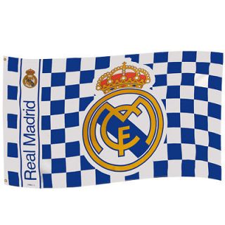 real madrid fc official team flag football soccer club spain
