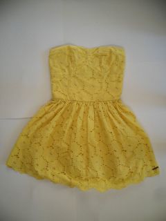 NWT Abercrombie & Fitch (Hollister) summer yellow dress size XS, S, M 