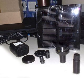 Newly listed 7V 1.12W Solar Panel Power Brushless Submersible Fountain 