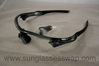 New AUTHENTIC Oakley Radar Path Crystal Black Frame & Nose Pieces