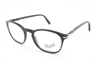 Persol Eyeglasses Brand New Authentic Model PO 3007 V 95 Black Mens 