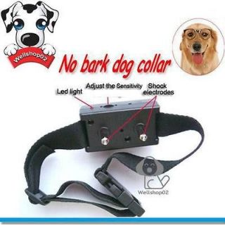 New No Barking Anti Dog Training Shock Control Bark Stop Pet Collar