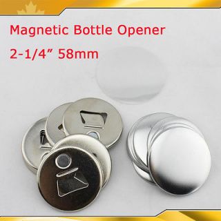   58mm Sticker Magnetic Bottle Opener Button Maker Parts Supplies