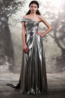 reem acra liquid platinum long gown dress $ 4465 4 new