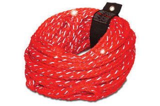 Airhead Deluxe BLING Reflective Tube Tow Rope 60 RED 4 Rider AHTR 