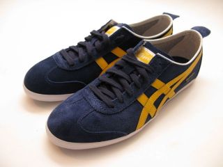 ONITSUKA TIGER   MEXICO 66 VULCANIZED SUEDE NAVY/YELLOW D2Q4L.5004