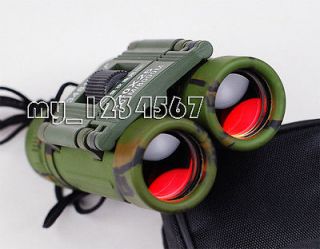 Hiking/Camping 20X25S Red lens Camo Binoculars Coated Camouflage prism