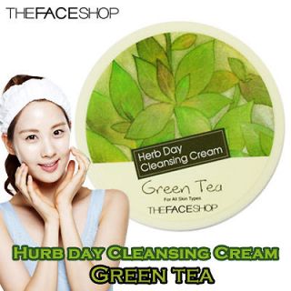 The Face Shop＊Hurb day Cleansing Cream [Green tea] / Korea 