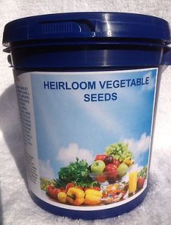 101 Variety, Heirloom, Non GMO, 2013 GARDEN VEGETABLE Seed Bucket 