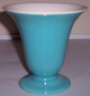 franciscan pottery cielito art ware gl turq 107 vase  