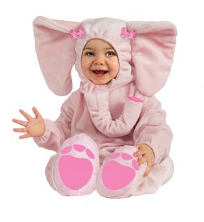 Ella  Fun Pink Elephant Infant CHILD Costume Size 6 12 Months NEW