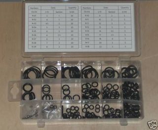 Rubber Washer O ring Assortment 3mm 22mm Comes with Plastic Storage 