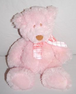 baby ganz hugsy plush teddy bear baby plush pink teddy