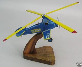 pca 2 pitcairn cierva autogyro airplane wood model big from