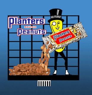 Animated Billboard Sign Planters Peanuts N HO Miller 7062 NEW