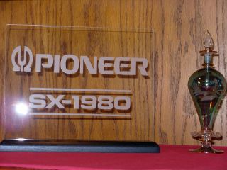 pioneer sx 1980 silver series etched glass base time left