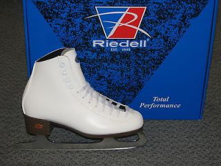 Newly listed New Riedell F115 Womens Figure Skates sz 6.0 White boot 