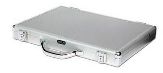 mezzi slim aluminum briefcase l1 9 silver
